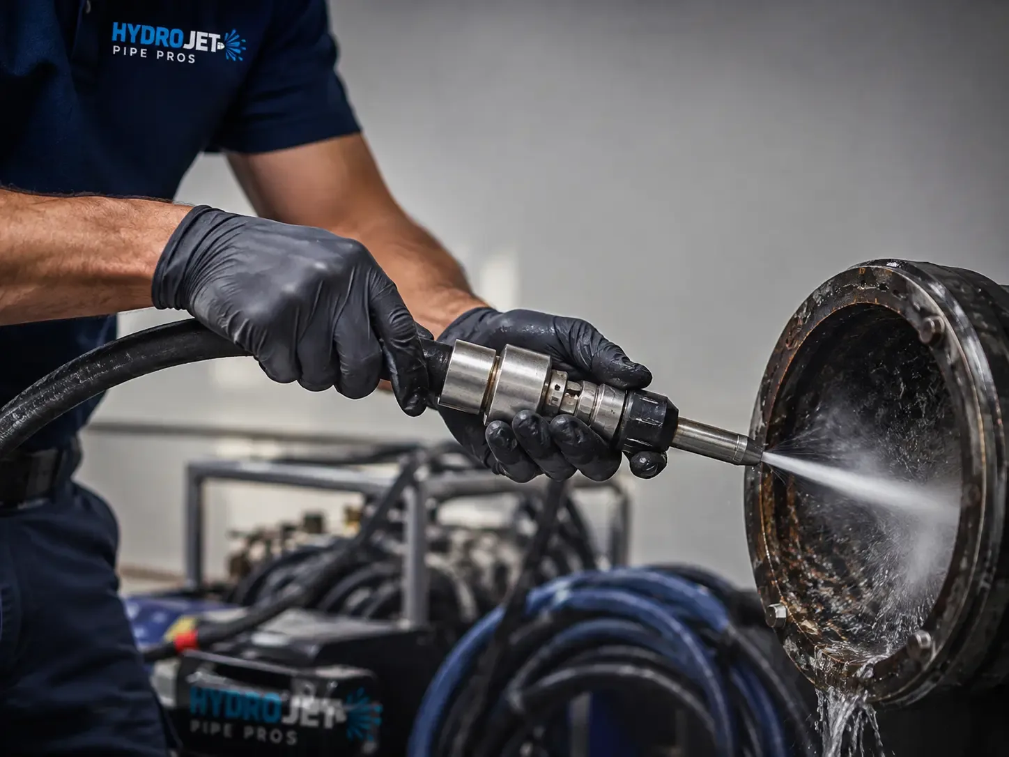 Hydro Jet Pipe Descaling in New Era, MI